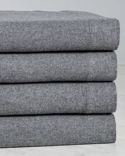 Belle Epoque Flannel Sheet Set In Gray