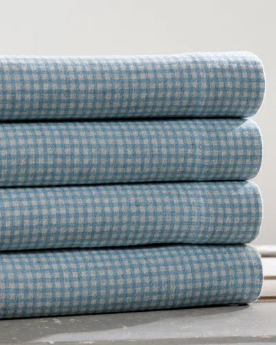 Belle Epoque Gingham Flannel Sheet Set