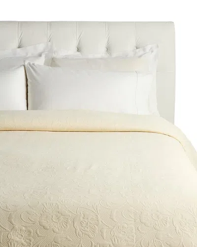 Belle Epoque Les Fleurs Coverlet In White