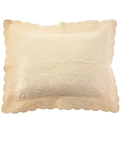 Belle Epoque Les Fleurs Sham In Beige