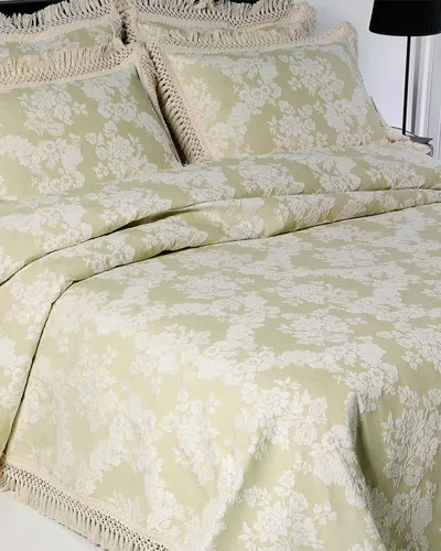 Belle Epoque Mafalda Bedspread In Green