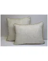 Belle Epoque Monaco Ivory Boudoir Pillow Set In Ivory