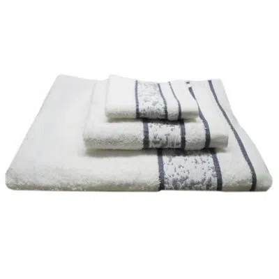 Belle Epoque Mosaic 3 Piece 100% Cotton Towel Set In Multi