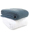 Belle Epoque Relaxed Rows Blanket In Multi