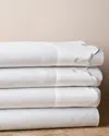 Belle Epoque Scalloped Embroidered 300tc Sheet Set In Beige