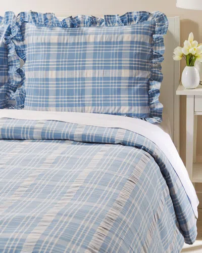 Belle Epoque Seersucker Plaid Duvet Set