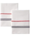 Belle Epoque Set Of 2 Classic Stripe Pillowcases