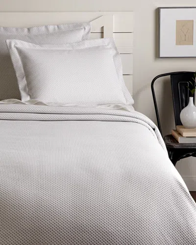 Belle Epoque Soft Diamond Coverlet Collection In White