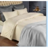 Belle Epoque Solid 4 Piece 300 Thread Count 100% Cotton Sheet Set In Blue