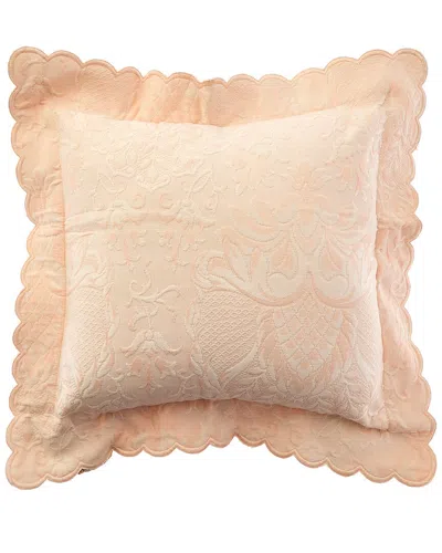 Belle Epoque Sorbet Sham Decorative Pillow In Pink