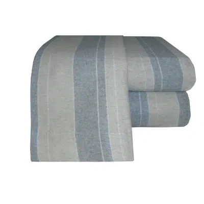 Belle Epoque Standard Striped Sheet Set In Blue