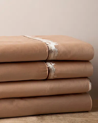 Belle Epoque Terracota Circles Sheet Set In Beige
