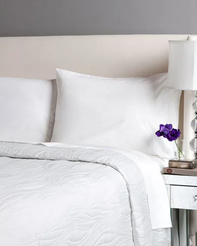 Belle Epoque Wave Coverlet In Beige