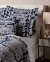 Belle Epoque Wilmington Coverlet & Sham Coordinates In Blue
