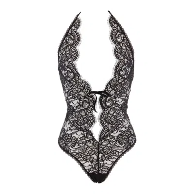 Belle-et-bonbon Women's Black Eva Noir Lace Body