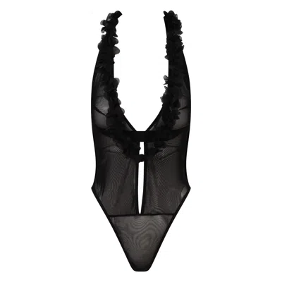 Belle-et-bonbon Women's Black Petal Noir Body