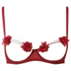 Belle-et-bonbon Women's Fifi Red Petal Bralette Best Seller In Red
