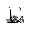 Belle-et-bonbon Women's Limited Edition Sparkling  Crystal Black Bisoux Bra In Black