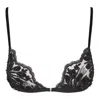 Belle-et-bonbon Women's Onyx Black Beaded Bralette In Black