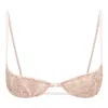 Belle-et-bonbon Women's Ophelia Rose Gold Embroidered Bralette In Rose Gold