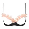 Belle-et-bonbon Women's Rose Gold Fifi Pink Petal Bralette In Rose Gold