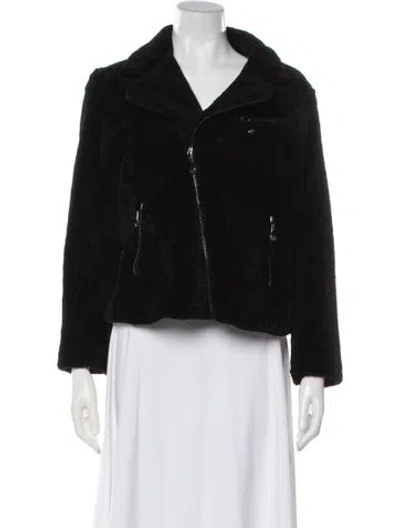 Pre-owned Belle Fare Biker Jacket In Black