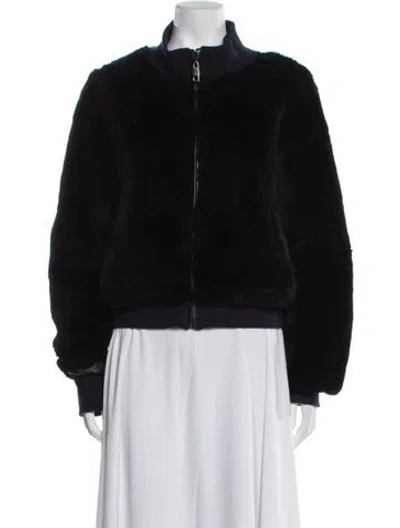 Pre-owned Belle Fare Bomber Jacket In Black