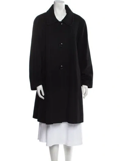 Pre-owned Belle Fare Cashmere Coat In Black