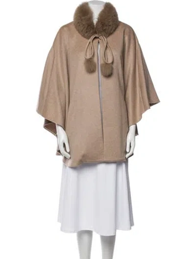 Pre-owned Belle Fare Cashmere Jacket In Neutral