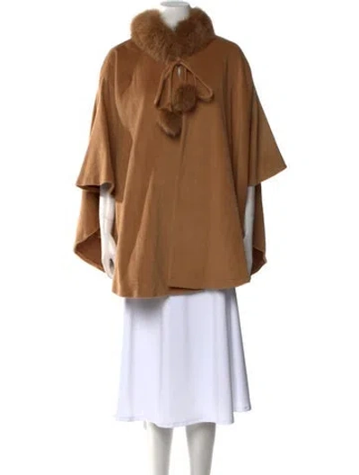 Pre-owned Belle Fare Cashmere Sweater In Brown