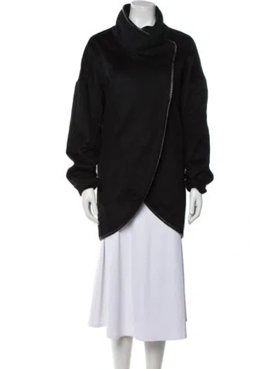 Pre-owned Belle Fare Coat In Black