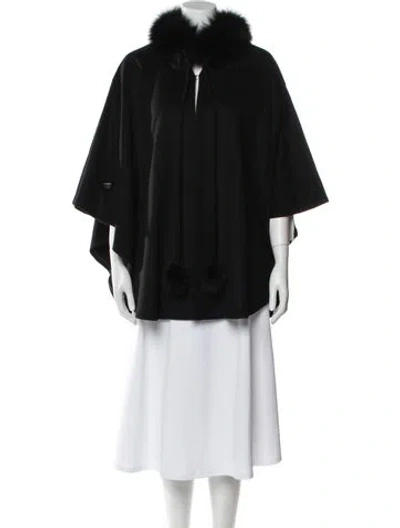 Pre-owned Belle Fare Coat In Black