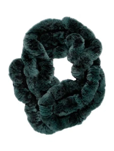 Pre-owned Belle Fare Fur Scarf In Multi