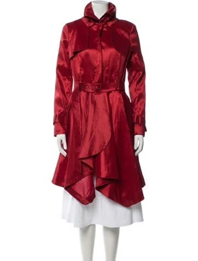 Pre-owned Belle Fare Nylon Coat W/ Tags In Red