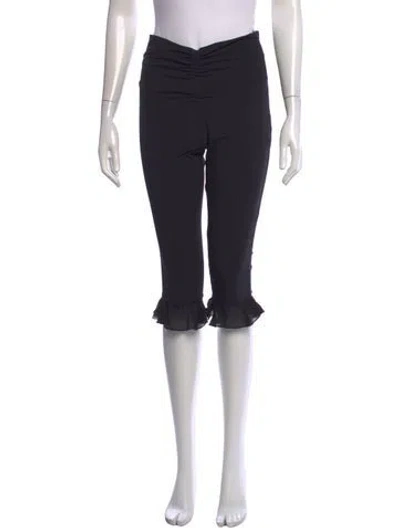 Pre-owned Belle Fare Straight Leg Pants In Black