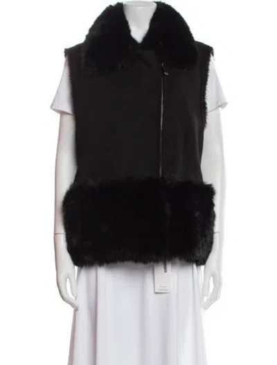 Pre-owned Belle Fare Vest In Black