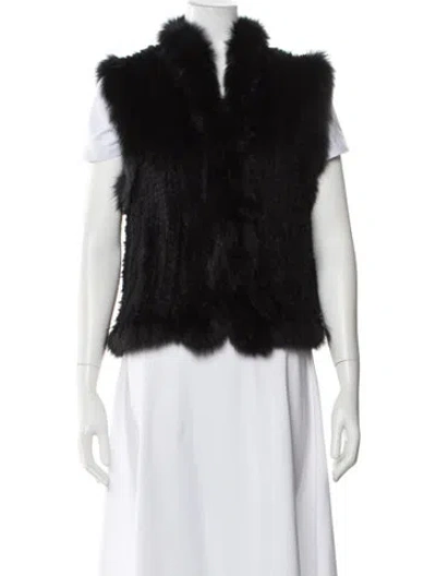Pre-owned Belle Fare Vest In Black