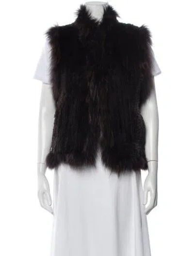 Pre-owned Belle Fare Vest In Black