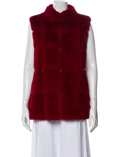 Pre-owned Belle Fare Vest W/ Tags In Red