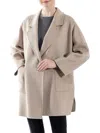 Belle Fare Women's Double-faced Cashmere Open-front Jacket In Brown