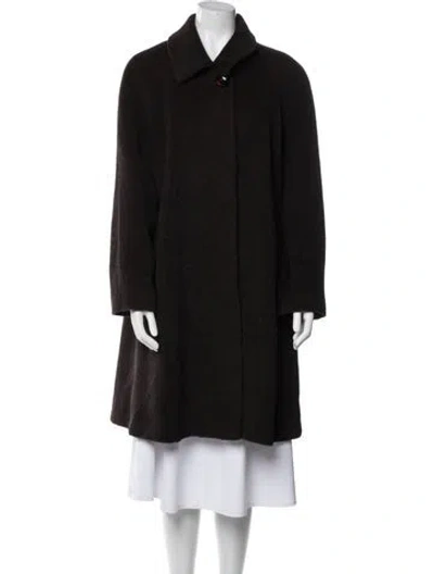 Pre-owned Belle Fare Wool Coat In Black