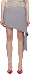 Belle Gray Karo Miniskirt