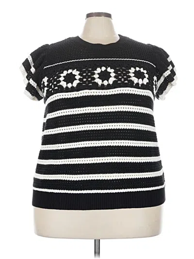 Pre-owned Belle Isle By Torrid Sweater Vest In Black