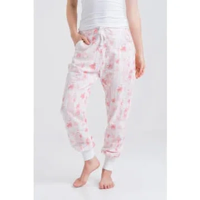 Belle-modelle Tropical Pyjama Bottoms In Pink