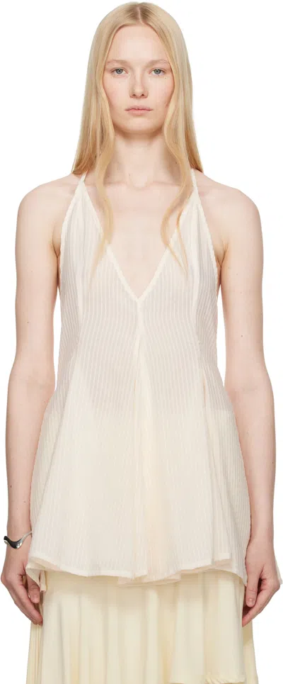 Belle Off-white Blossom Top