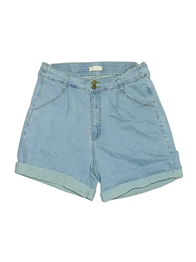 Pre-owned Belle Poque Denim Shorts In Blue