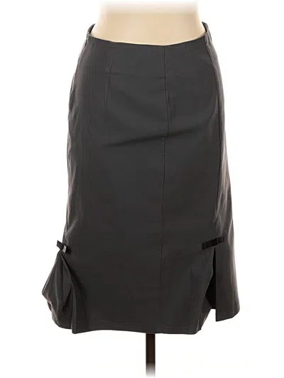 Pre-owned Belle Poque Formal Skirt In Gray