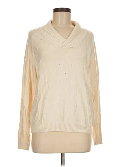 Pre-owned Belle Poque Pullover Sweater In White