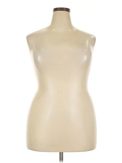 Pre-owned Belle + Sky Sleeveless Blouse In Orange