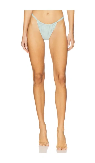 Belle The Label Bare Bikini Bottom In Moss